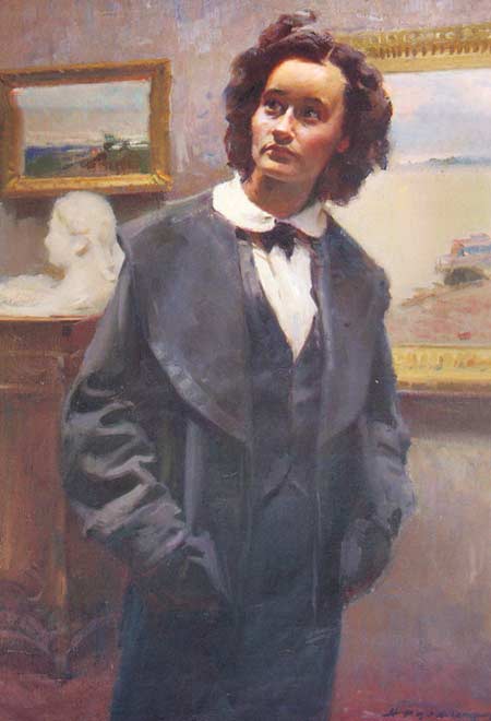 Картина:Портрет искусствоведа Е. Ф. Кожанной.