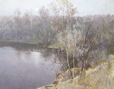 Картина:Тишина над озером.
