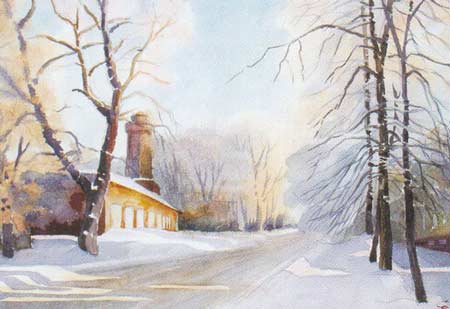 Картина:Ул. Ленина зимой.