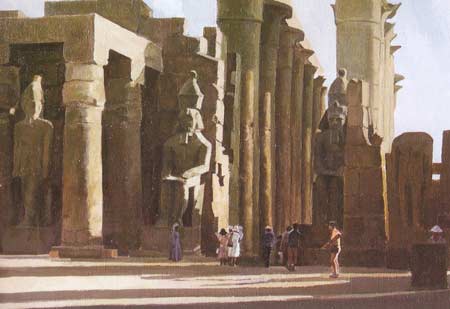 Картина:Карнакский храм. Египет.