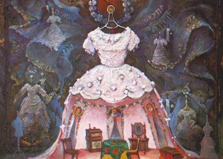 Картина:Эскиз декорации к спектаклю Женитьба. Н. В. Гоголь.